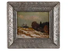 Karel Kupka, Melting Snow, 1936, Oil on plywood