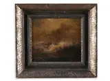 Emanuel Hosperger, Stormy Sea, 20th century, Oil on plywood