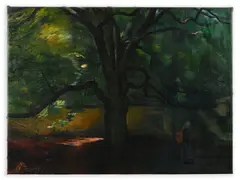 Otakar Nejedlý, In a Shadow of a Tree, 1930s, Oil on canvas