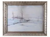 František Škrabánek, Near Herálec, 1930s, Oil on cardboard