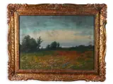 Otakar Hůrka, A Blooming Meadow, First half of 20th century, Oil on canvas