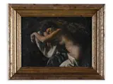 Karel Skála, Magdalene, 1943, Oil on cardboard