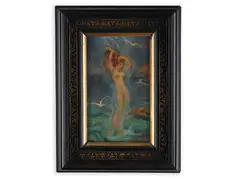 Bedřich Wachsmann ml., A Naiad, 1929, Oil on plywood