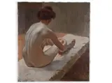 Vilém Kreibich, Nude, First third of 20th century, Oil on canvas
