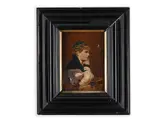 Alfred Seifert, Portrait of a Girl, Second half of 19th century, Oil on wood