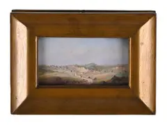 Jaroslav Háša, A Road to Village, Early 20th century, Oil, copper