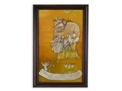 Vojtěch Kolařík, Emperor Franz Josef I., 2000, Oil on plywood