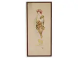 Karel Stroff, Pan and Flute, First third of 20th century, Watercolour, pencil, paper