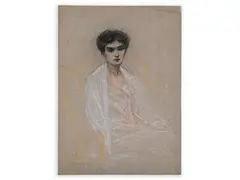 Helena Emingerová, Portrait of a Princess, 1913, Pastel, paper