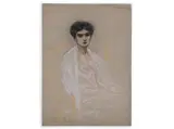 Helena Emingerová, Portrait of a Princess, 1913, Pastel, paper