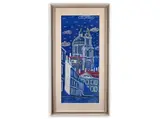 František Tröster, Saint Nicholas Church, 1962, Pastel, acrylic, paper