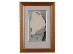 Vladimír Sychra, Nude, 1927, Pencil, watercolour, paper