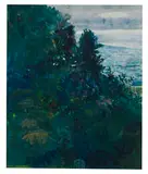 Paul Wonner, View of L.A. from Beverly Hills, 1965, Watercolor on paper