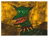 Chacal (from The Mexican Masters Suite) by Rufino Tamayo, 1973, Lithograph on German Etching paper, sold Oct 2020