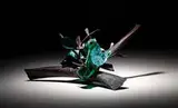 Untitled (Fusion) by Claire Falkenstein, 1975, Fused Murano glass and copper, sold Feb 2020