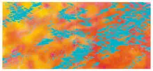 Mango by Peter Alexander, 2004, Acrylic on wood panel in two parts, sold Feb 2020