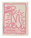 Keith Haring, Untitled, 1982, Felt-tip marker on 'Keith Haring' zine cover