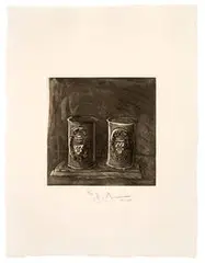 Jasper Johns, 1st Etchings, 2nd State (13), 1967-1969, The complete portfolio of 12 1-color intaglios on Auvergne la Main paper and title page