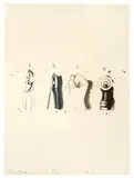 Nutcracker by Jim Dine, 1973, Lithograph on Arches Cover Buff paper, sold Feb 2020