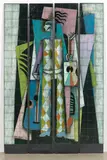 Karin & Ernst Van Leyden, Screen, Painted glass
