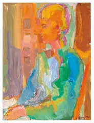 Chuck Close, Untitled, 1961, Oil on canvas