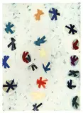 Hilda D. Levy, Cosmic Cleavage I, 1963, Casein on paper