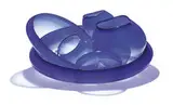 Dale Chihuly, Armenian Blue Basket Set with Lead Lip Wraps