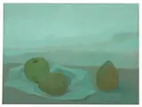 Helen Lundeberg, An Apple and Two Pears