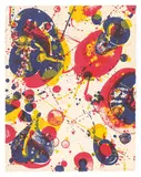 An 8 Set - 2 (from the Pasadena Box) by Sam Francis, 1963, 3-color lithograph on Rives BFK paper, sold Feb 2020
