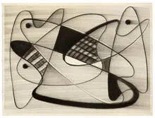Jan De Swart, Untitled, 1957, Charcoal on paper
