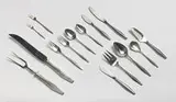 Gio Ponti, Diamond flatware (86), 1958, Reed & Barton