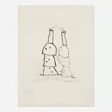 Peter Voulkos, Untitled, 1999, etching and aquatint
