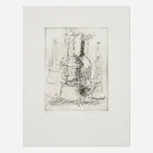 Peter Voulkos, Untitled, 1997, etching and aquatint