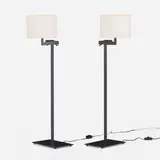 Christian Liaigre, Valentin floor lamps, pair