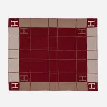 Hermès, Avalon III throw blanket, c. 2000, Merino wool, cashmere