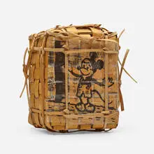 Ed Rossbach, Mickey Madness, 1991, ash, bark