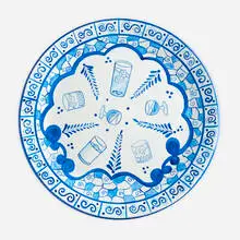 Eduardo Sarabia, History of the World 67, 2008, hand-painted earthenware