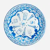 Eduardo Sarabia, History of the World 67, 2008, hand-painted earthenware