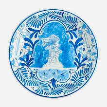 Eduardo Sarabia, History of the World 87, 2008, hand-painted earthenware