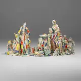 Viola Frey, World Civilization (Figurines), 1998, glazed earthenware