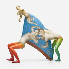 Sergei Isupov, Complementary, 2000, glazed and hand-painted porcelain