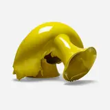 Steven Young Lee, Vase with Yellow Glaze, 2017, glazed porcelain
