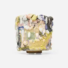 Cup by Brian Rochefort, 2017, glazed earthenware, sold Jun 2024