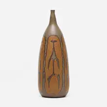 Clyde Burt, Vase, c. 1960, glazed stoneware
