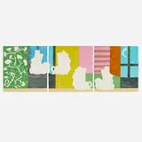Betty Woodman, Alessandro’s Room (triptych)