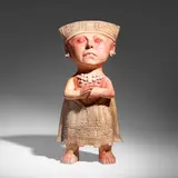 Kukuli Velarde, Pinche gata prieta (from the Plunder Me, Baby series), 2007, painted earthenware