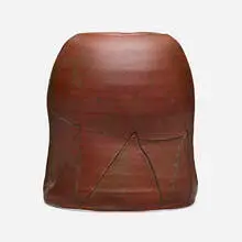 Dome by Robert Turner, c. 1980, reduction-fired stoneware, sold Jun 2024