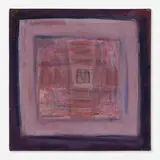 Bill Alpert, Purple Square, acrylic on canvas