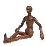 likely French Antique, large articulated artist's mannequin