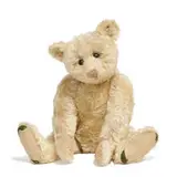 Steiff, white teddy bear with growling mechanism, Germany